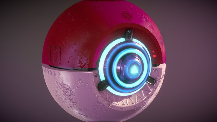 Pokémon ball 3D Model