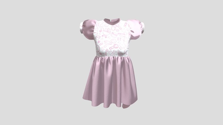 Dress DDLG 3D Model