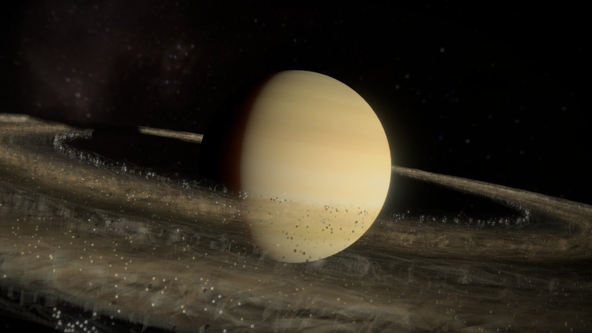 Сатурн фото НАСА