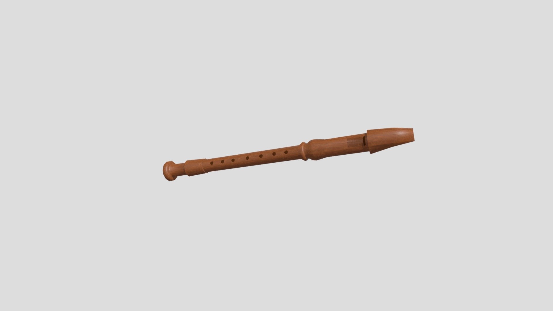 woodenfluet - 3D model by Luukiep [0ee829f] - Sketchfab