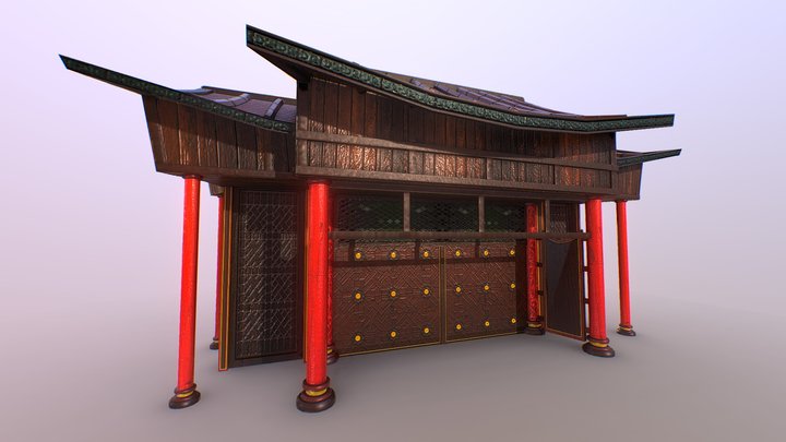 Japan_Gate 3D Model