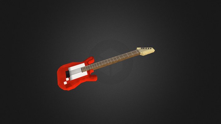 Guitare 3D Model