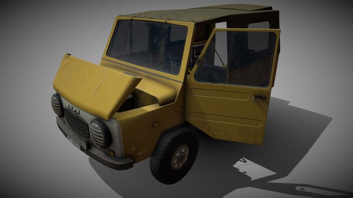 LuAZ-969 3D Model