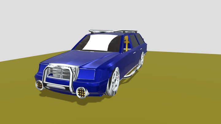 Rally w124 3D Model