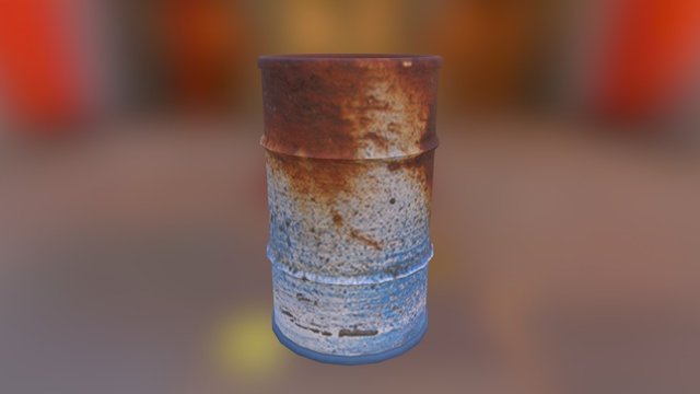 Closed Barrel 3D Model