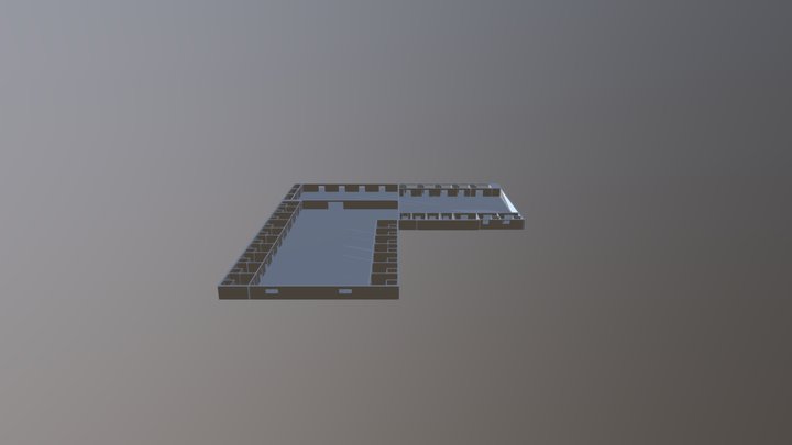 EHPAD - 1er Etage 3D Model