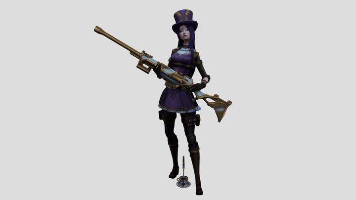 Caitlyn (League of Legends character) 3D Model