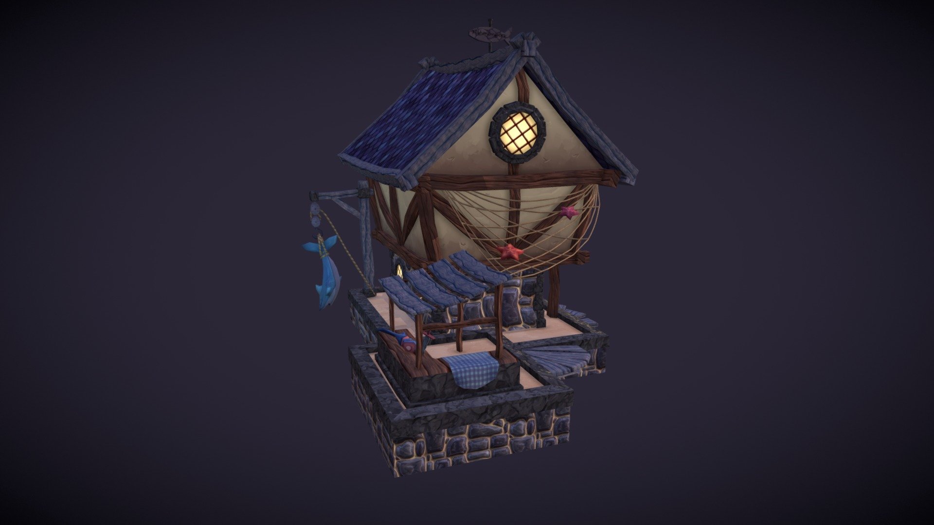 Fishmonger House - 3D model by Dominika Malina (@DomMalina) [0eed98a ...
