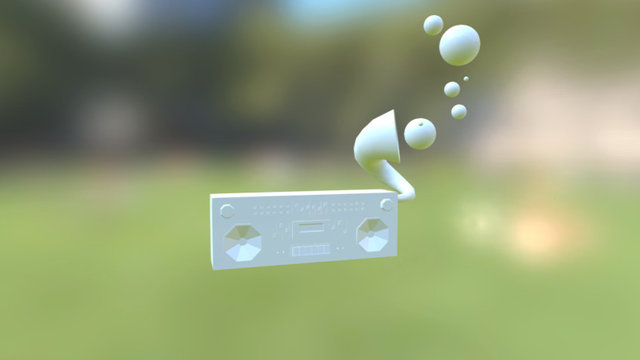 Ghettoblaster Blubb 3D Model