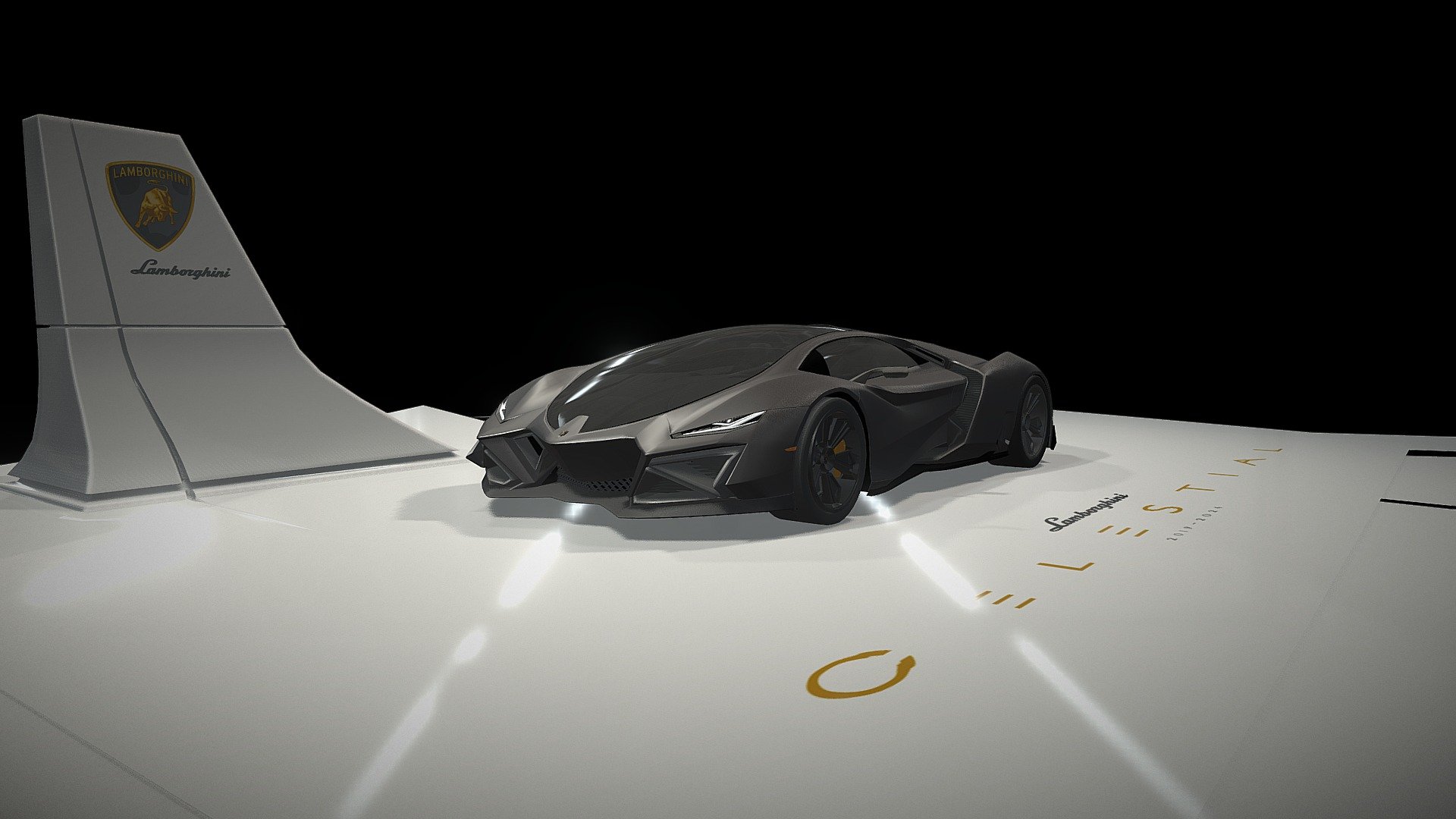 Lamborghini Celestial Concept - 3D model by birmelg (@birmelg) [0eee2b2]