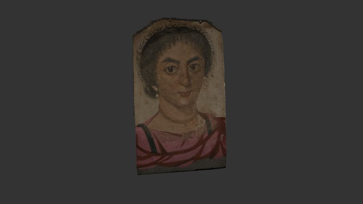 Mummy Portrait 2 Of A Woman Model 1 Obj 3D Model