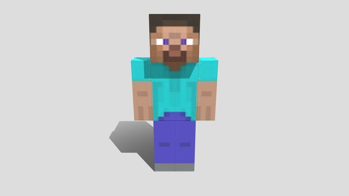 Minecraft Steve 3D Model