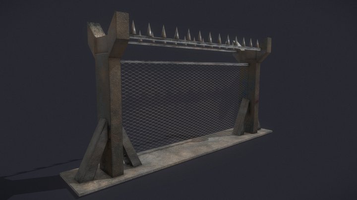 Spiky Iron Fence