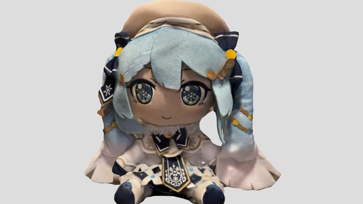 Snow Miku Plush 2020 3D Model