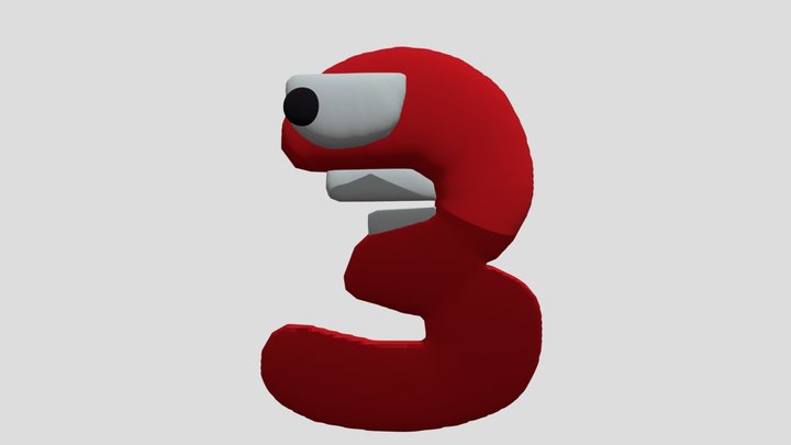 3 | Number Lore (Kind Of) 3D Model