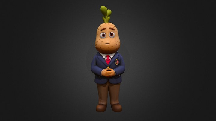 Potato school boy – Free 3D Model STL