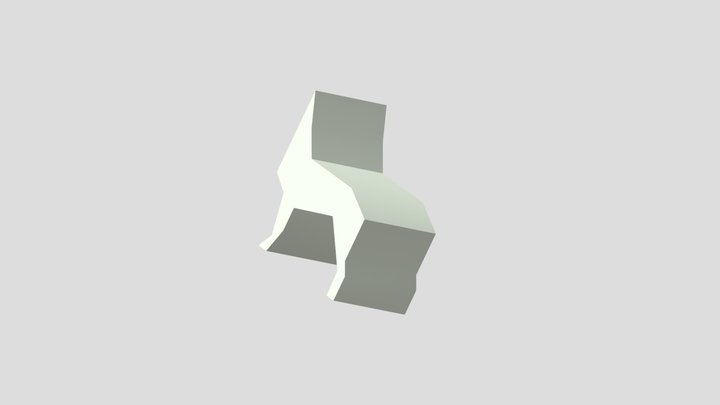 Silla Pastor Belga 3D Model