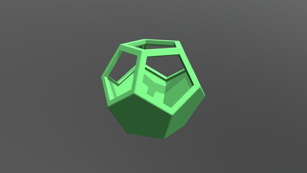 Dodecahedron Flower Pot