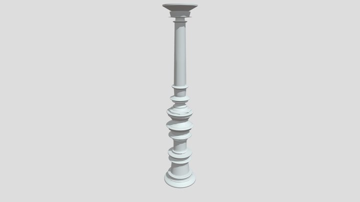 Doric Pillar 3D Model