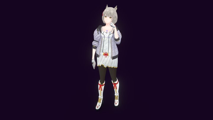 Mio fan art from Xenoblade Chronicles 3 3D Model