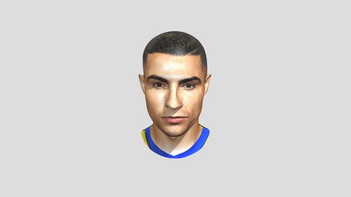 ronaldo 3D face model 3D Model