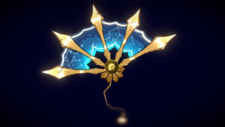 Clock Tessen 3D Model