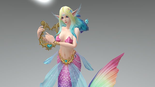Mermaid 3D Model