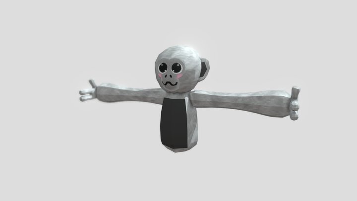 Monkey Model By CJ 3D Model