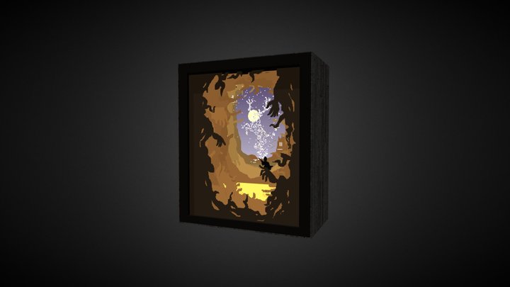 Lightbox - Warm Light 3D Model