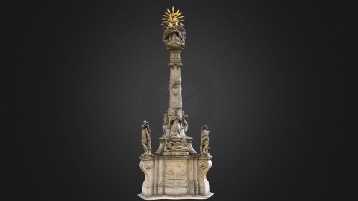 Statuia Sfânta Treime, Timisoara 3D Model