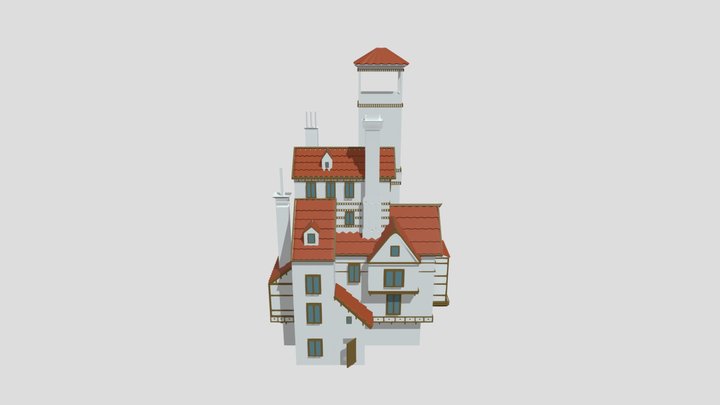 Old Village House 3D Model