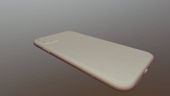 iPhone 11 - original Apple dimensions 3D Model