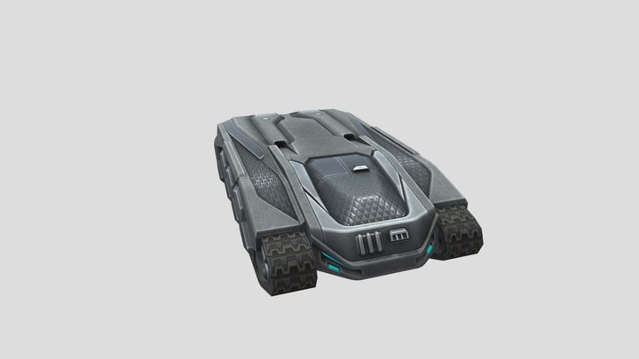 Tanki Online hornet hull standard 3D Model
