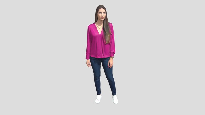 Magenta Blouse Studio Look
