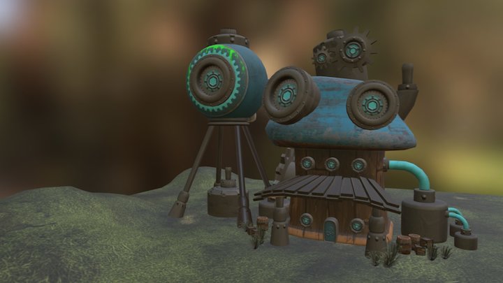 Gear House 3D Model