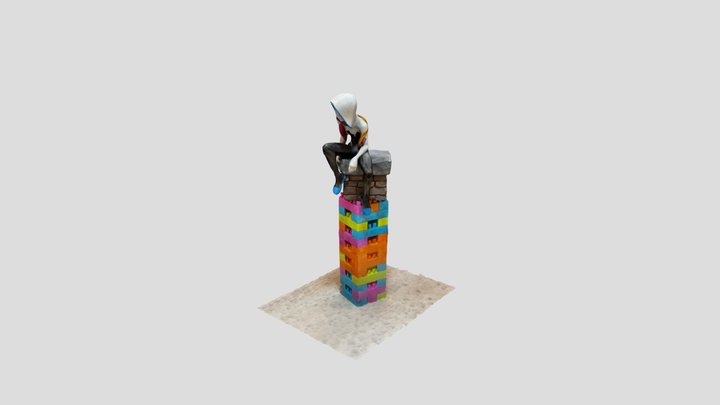 Spider Gwen 3D Model