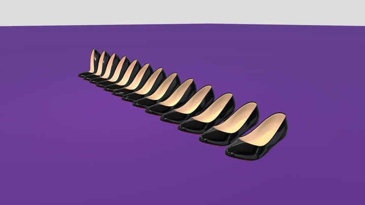 Procedural High Heels 3D Model