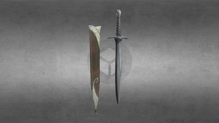 Sting Sword 3D Model