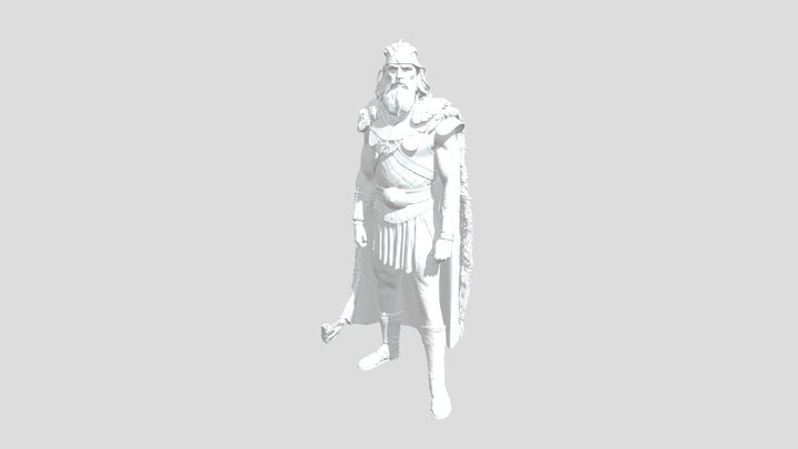 ilyrian King Bardylis 3D Model