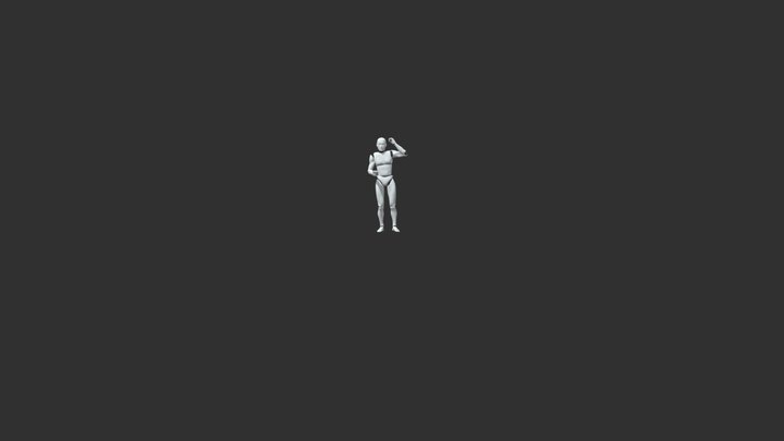 Walks_fearfully_with_a_gun_and_torch 3D Model