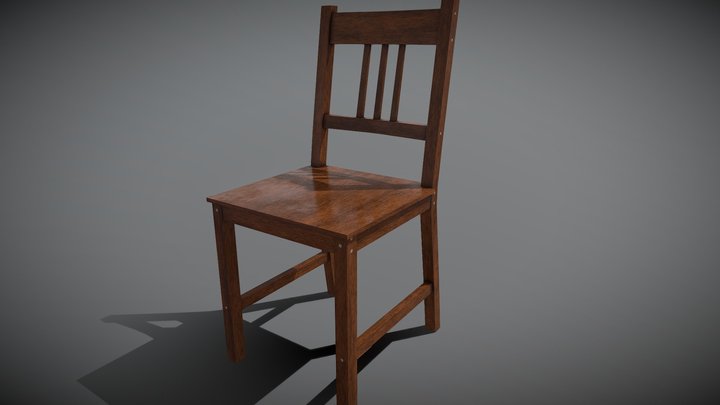 Simple chair 3D Model