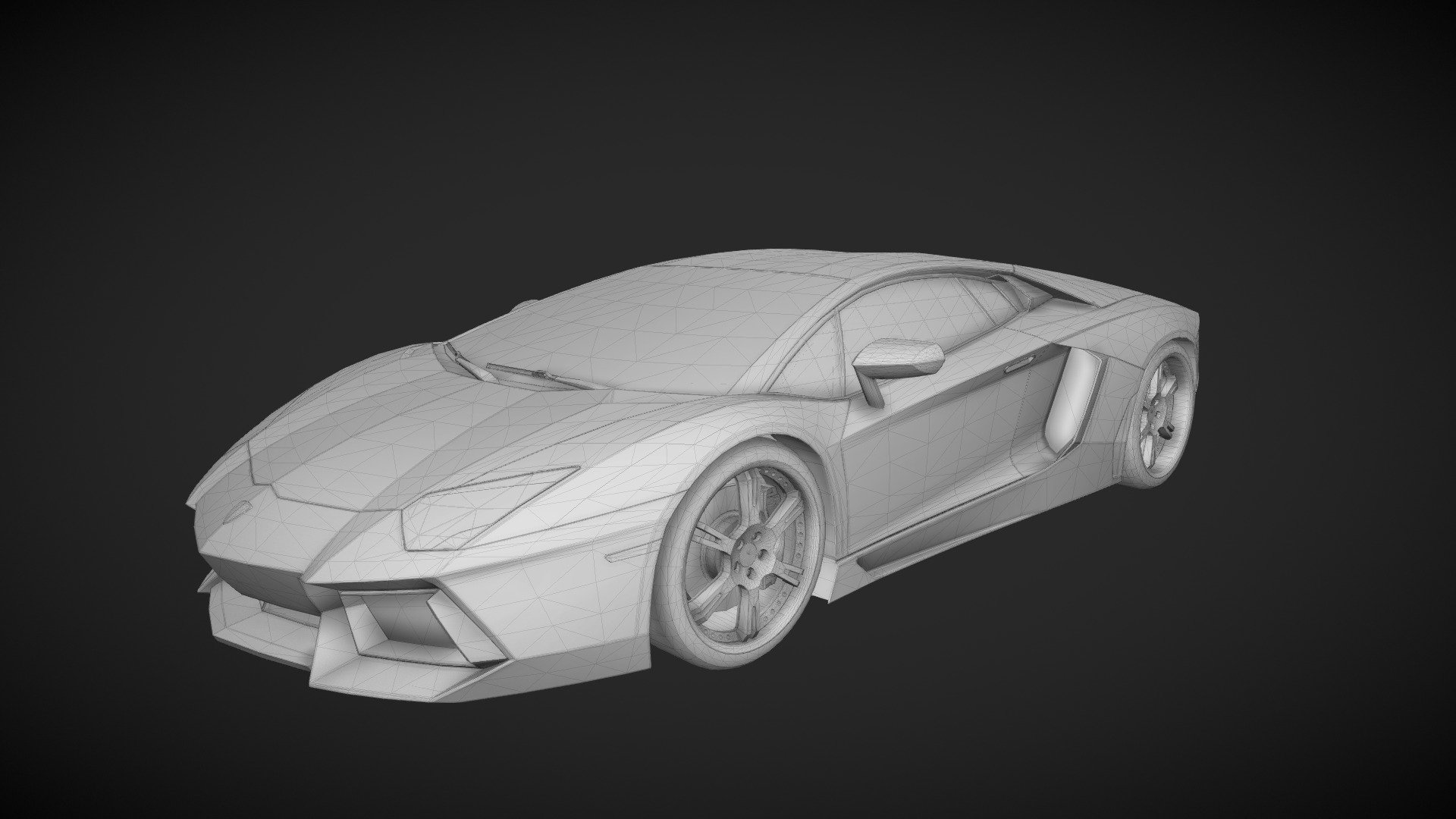 Test - Lambo - 3d Model By A.caicco [0efe7e0] - Sketchfab