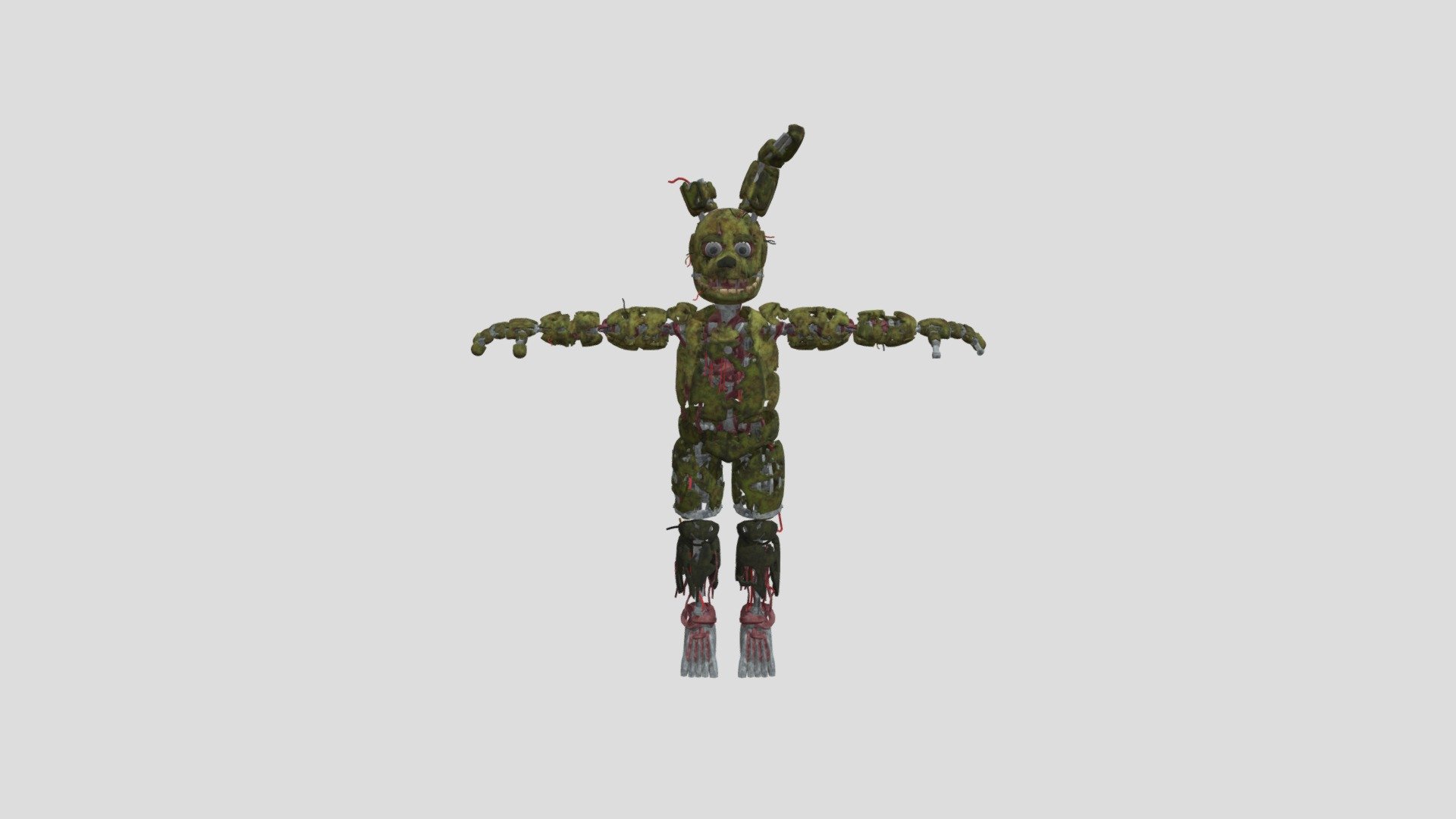 Fnaf-ar-springtrap 3d model - Download Free 3D model by TG_Rex13 ...
