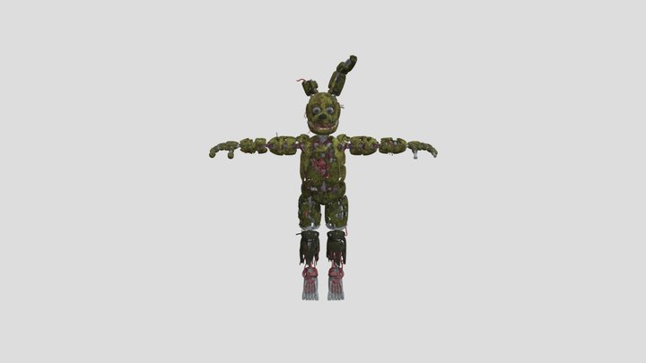 Fnaf-ar-springtrap 3d model 3D Model