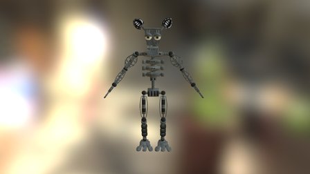Endoskeleton Fnaf 2 3D Model
