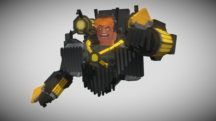 G-Toilet 5.0 Minecraft (Prisma3D) 3D Model