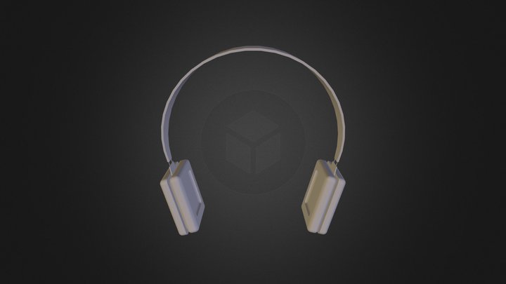 Simple Headphones 2 3D Model