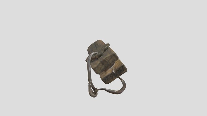 Key to the Old West Wing of Bond Hall 3D Model