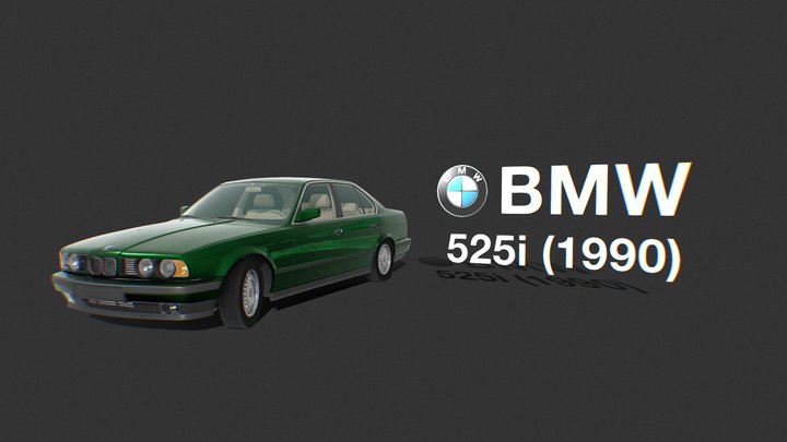 BMW 525i 3D Model