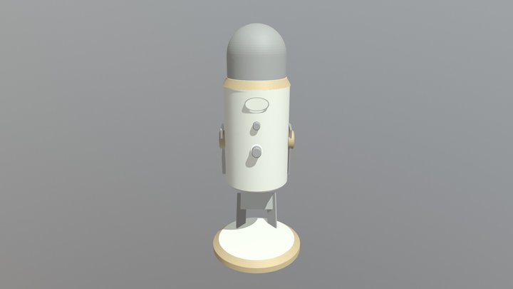 Blue Yeti Microphone 3D Model